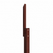 Штанга барьера безопасности Gardis I-тип, 700 мм на столб 60*60 мм, цвет RAL 8017