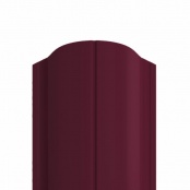 Штакетник металлический ELLIPSE, покрытие NORMAN, цвет RAL 3005, верх фигурный односторонний окрас