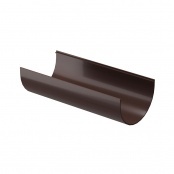 Желоб водосточный Дёке Premium шоколад (RAL 8017)