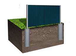 Забор из профнастила