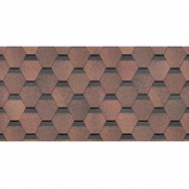 Гибкая черепица Döcke PIE PREMIUM Шеффилд, цвет кофе