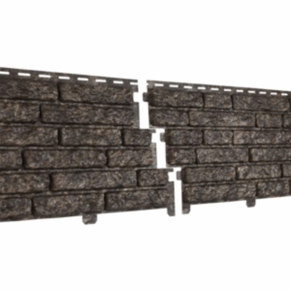 Фасадная панель U PLAST STONE Кварцит, коричневый
