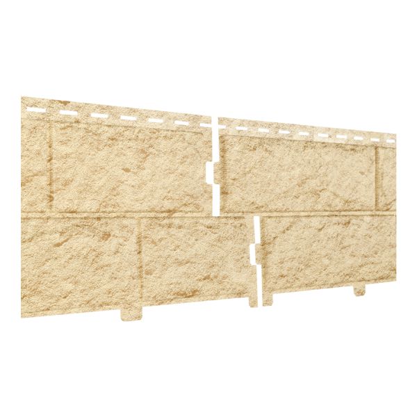 Фасадная панель U PLAST STONE Камень, золотистый