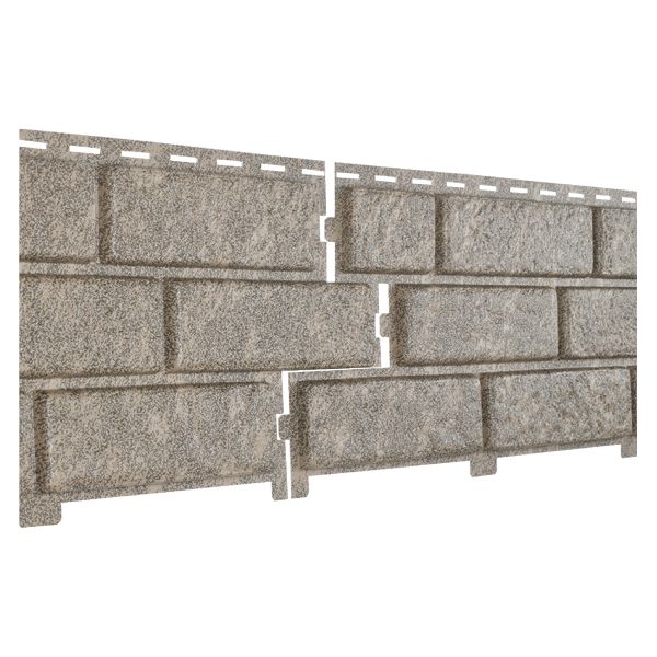 Фасадная панель U PLAST STONE Кирпич, бежевый