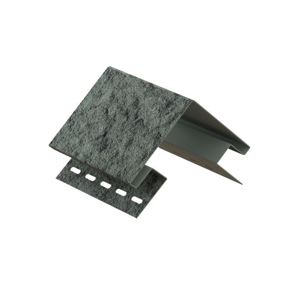 Угол наружный U PLAST STONE HOUSE камень, изумрудный