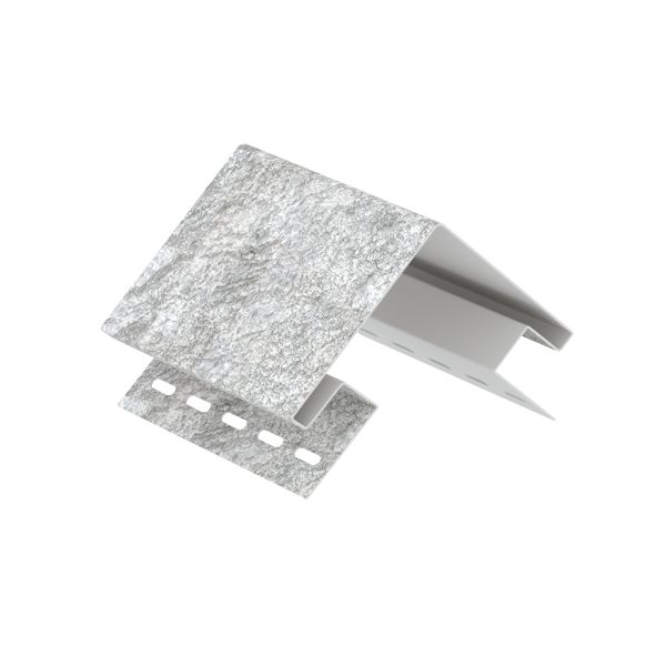 Угол наружный U PLAST STONE HOUSE сланец, светло-серый