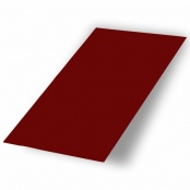 Плоский лист оцинкованный в защитной пленке в рулоне, цвет RAL 3005