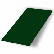 Плоский лист оцинкованный в защитной пленке в рулоне, цвет RAL 6005