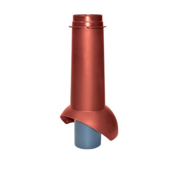 Выход канализации Krovent Pipe-VT 110, цвет красный