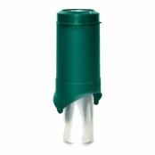 Выход вентиляции Krovent Pipe-VT 150is/500, цвет зеленый