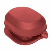 Аэратор Krovent Aero-Vent Wave для скатной кровли, цвет красный