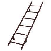 Лестница кровельная PRESTIGE (Престиж) 45х25 (овал), цвет RAL 8017