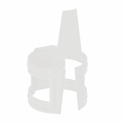 Держатель трубы Foramina D100 мм (на кирпич), цвет RAL 9010