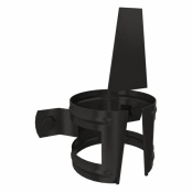 Держатель трубы Foramina D100 мм (на дерево), цвет RAL 9005