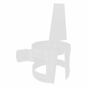 Держатель трубы Foramina D100 мм (на дерево), цвет RAL 9010