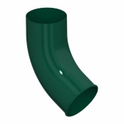 Колено сливное Foramina D100х60 градусов, цвет RAL 6005