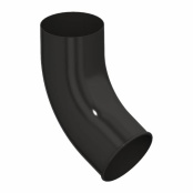 Колено сливное Foramina D100х60 градусов, цвет RAL 9005