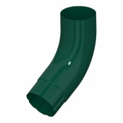 Колено трубы Foramina D100х60 градусов, цвет RAL 6005