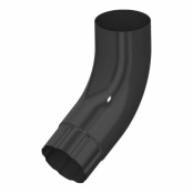Колено трубы Foramina D100х60 градусов, цвет RAL 7024
