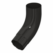 Колено трубы Foramina D100х60 градусов, цвет RAL 9005