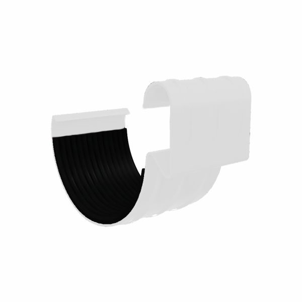 Соединитель желоба Foramina D125, цвет RAL 9010