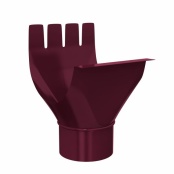 Воронка желоба выпускная Foramina D125/100 , цвет RAL 3005