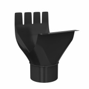 Воронка желоба выпускная Foramina D125/100 , цвет RAL 7024