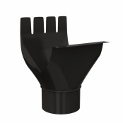 Воронка желоба выпускная Foramina D125/100 , цвет RAL 9005