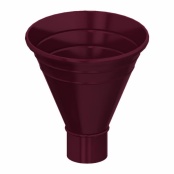 Воронка водосборная Foramina D100/250, цвет RAL 3005