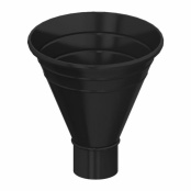 Воронка водосборная Foramina D100/250, цвет RAL 7024