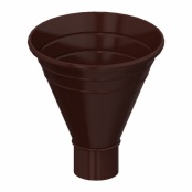 Воронка водосборная Foramina D100/250, цвет RAL 8017