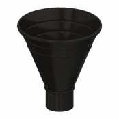 Воронка водосборная Foramina D100/250, цвет RAL 9005