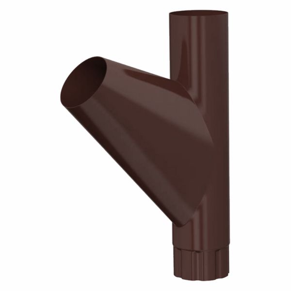 Тройник трубы Foramina D100, цвет RAL 8017