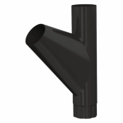 Тройник трубы Foramina D100, цвет RAL 9005