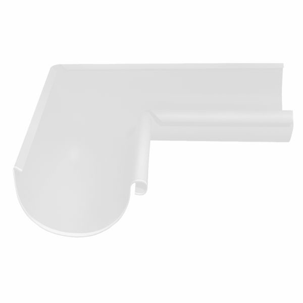 Угол желоба внутренний 90 градусов Foramina D125, цвет RAL 9010