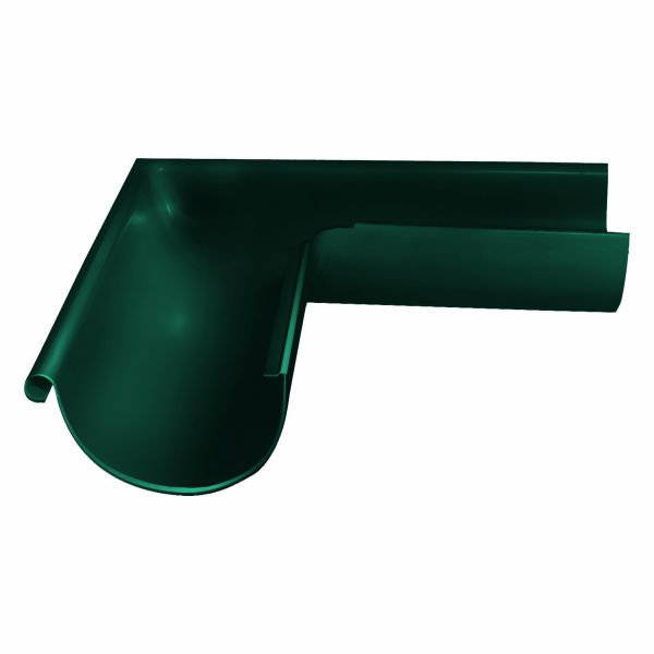 Угол желоба наружный 90 градусов Foramina D125, цвет RAL 6005