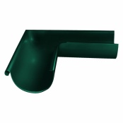 Угол желоба наружный 90 градусов Foramina D125, цвет RAL 6005