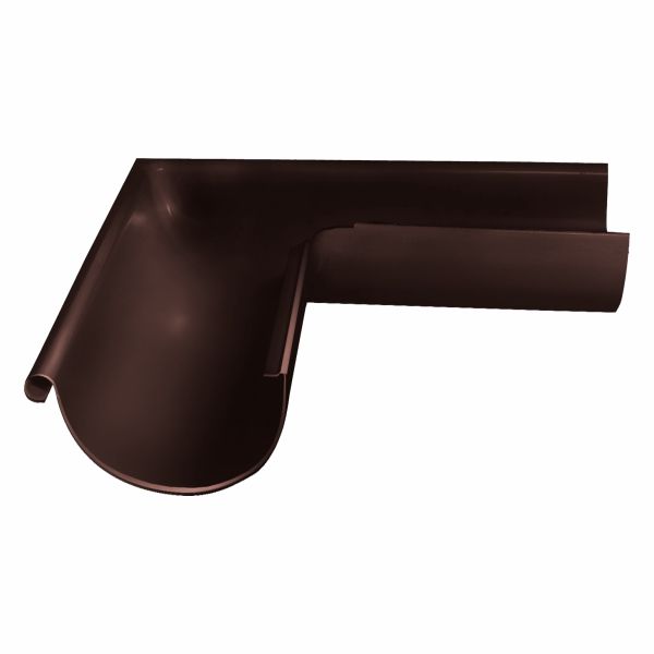 Угол желоба наружный 90 градусов Foramina D125, цвет RAL 8017