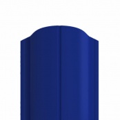 Штакетник металлический ELLIPSE, 0,45 мм, цвет RAL 5002, односторонний окрас, верх фигурный