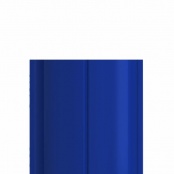 Штакетник металлический ELLIPSE, покрытие NORMAN, цвет RAL 5002, верх прямой, односторонний окрас 
