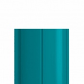 Штакетник металлический ELLIPSE, покрытие NORMAN, цвет RAL 5021, верх прямой, односторонний окрас 