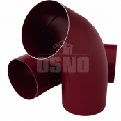 Колено трубы OSNO 60° (D90), цвет RAL 3005