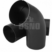 Колено трубы OSNO 60° (D90), цвет RAL 7024