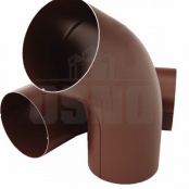 Колено трубы OSNO 60° (D90), цвет RAL 8017