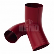 Колено сливное OSNO 60° (D90), цвет RAL 3005