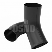 Колено сливное OSNO 60° (D90), цвет RAL 7024