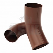Колено сливное OSNO 60° (D90), цвет RAL 8017