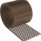 Лента Карниза вентиляционная ПВХ D-bork, цвет коричневый