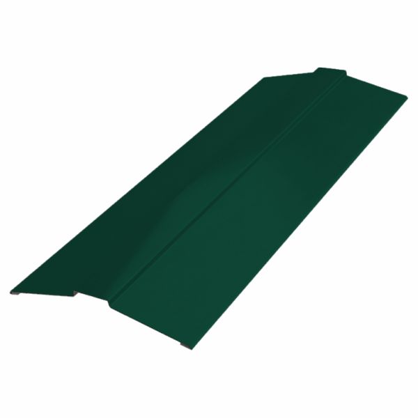 Планка конька фигурного 150х150 мм, 2000 мм, цвет RAL 6005