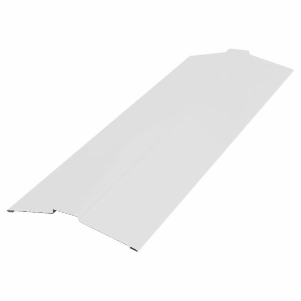 Планка конька фигурного 150х150 мм, 2000 мм, цвет RAL 9003